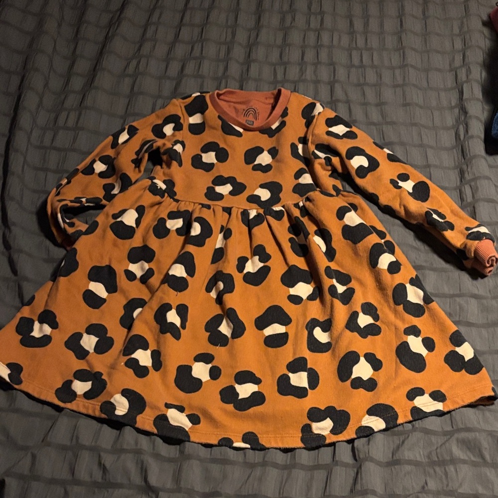 F&F Kids Dress with Bold Leopard Print